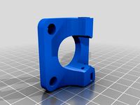 Compact Bowden Extruder remove mount by mooninman