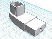Alumax Shower Arm Bracket by Starkdesign