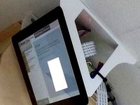 Mount 4 Adafruit 7inch Pi-Touchdisplay by Bruchflieger