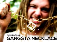 Gangsta Necklace by PrintThatThing