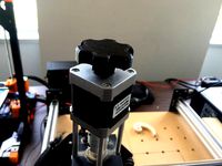 Shapeoko Stepper Motor Turn Handle by beauturner