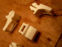 Curtainhook small rail boat by Ploegie