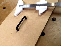 Drawer hardware drilling guide by 3dprintedworkshop