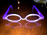 OpenSCAD Glasses by SJAmakers