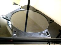 Support for circular glass 250mm diameter ( Kossel plus XL ) by Jesustabakko