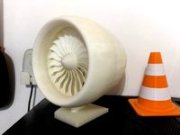 Plane turbine model by fermunoz