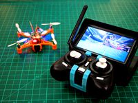 FPV Micro Drone Remote Screen Holder BeanCopter by EduardoChamorro