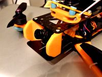 RunCam Swift FPV adjustable camera mount (with bumpers) for Emax Nighthawk 250 by RotorGator