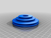 Spinning wheel bobbin drive plate (a whorl?) by MortalTombat