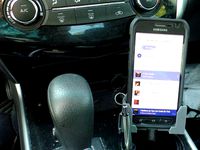 Smartphone (78-80mm wide & 11-13mm deep) or Galaxy S6 Active Car Cupholder mount by tkrivers