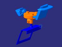 Hat Rack for Computer Monitor by DarkTreader
