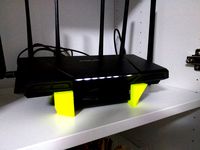 Asus RT AC3200 140mm cooling fan mount stand by diarx