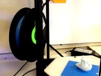 Micromake Kossel Filament Holder by Tripplepin