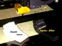 Better Fan Duct for Prusa I3 Hesine (meilleure ventilation d'extrudeur) by cyril50