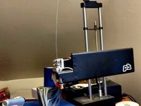Printrbot Simple Metal Vertical Spool Holder - centered spool by Nihlton
