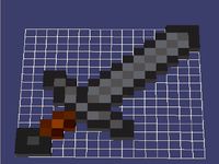 Minecraft sword by Bjo2004