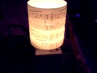 Sounds of silence tea light candle lantern by weirdguy