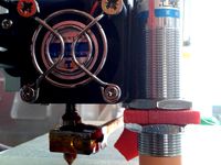 Prusa i3 P802M Zonestar Aliexpress Cooling fan holder with inductive sensor (18mm) by avaccaro