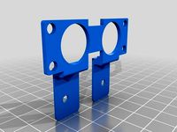 HC-SR04 Ultrasonic Sensor Mount for QAV210 by mcfly777