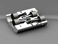 Boxer / Flat-Four Engine by lapacion