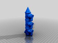 Totem Pole Rocket Ship by Regis3D