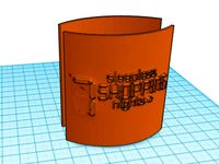 Tealight Holder Sleepless Shopping Nights by 3DPrinthings