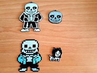 Undertale dual tone keychains by someoneonly