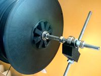 Prusa i3 spool holder system by A13n