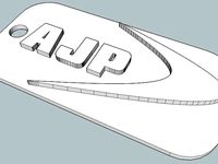 AJP MOTOS keychain by Jester80