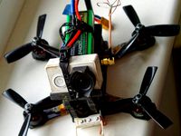 ZMR180 - 4" cam holder, Xiaomi/GoPro mount, rear protector by ABLomas