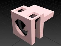 Clip with Cable Holes and Module Platform for 0.5cm Ledge by AdamsLab