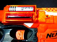 Nerf Stryfe 18650 Battery Holder V2 by ssayer