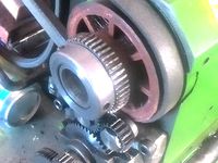 7x10 Lathe Headstock Pulley by birdshotbrad