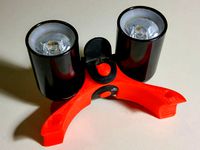 Handlebar mount for Ay Up bike lights by jamesmc