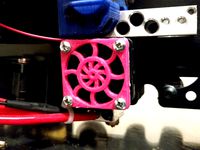 E3D V6 hot end fan cover by insomgineer