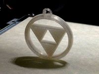Legend of Zelda Simple Triforce Pendant by kenweeks