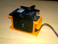 servo mount holder flange mounting feet by sternli27