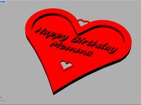 Mothers Birthday Heart by elwood127