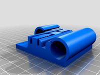 Geeetech Prusa I3 - I3X - X carriage and MK8 E3D extruder mount by captndan