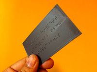 Braille Business Contact Card by 3E8