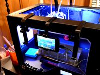 LG Sunrise Mount for Makerbot Replicator 2/2X by TheNewHobbyist