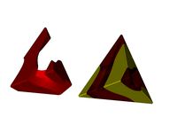 tetrahedron screw-puzzle by George Hart by rabibori