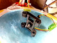 Tilt mini-camera mount for ZMR250 by evgs