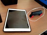 Ashtray hidden tablet stand. Toyota corolla 2005 by Frander