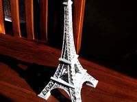 Eiffel Tower One piece and sized for I3 printer by TheDoctar