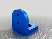 Aluminum extrusion 2020 nema 17 motor holder by polpetras