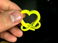 infinity/heart necklace piece by braydeneiland