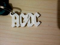AC/DC keychains by Gciro