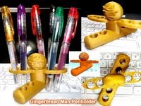 Gingerbread Man Penholder (薑餅人筆架) by ardylai