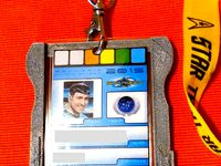 Convention's pass holder with Star Trek logo by albertom